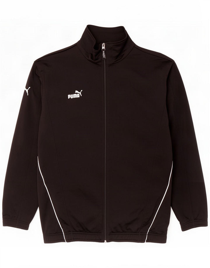 Puma Boys træningsdragt topjakke 15-16 år sort polyester