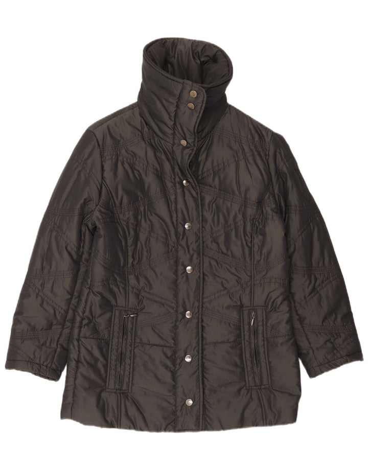 Perte by Krizia Dame polstret jakke UK 12 Medium Black