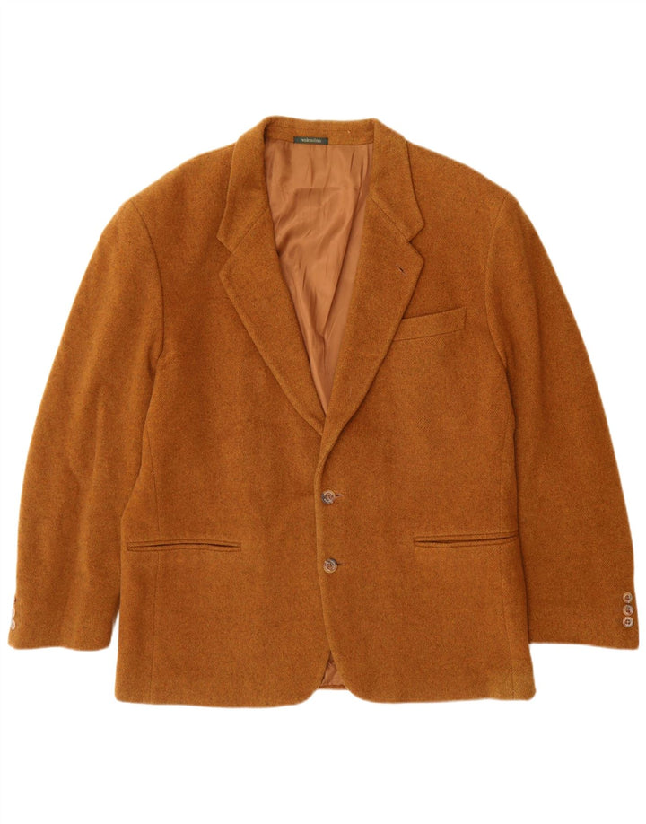 Valentino Herre 2-knaps blazerjakke IT 54 2XL Brun Ny Uld