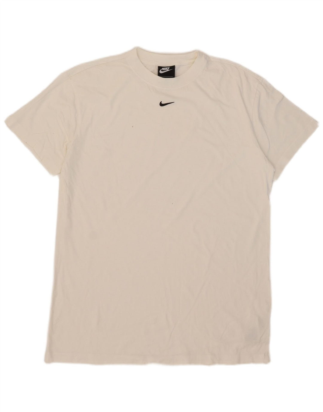 Nike T-shirt top mellem mænd, hvid bomuld