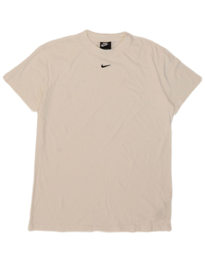 Nike T-shirt top mellem mænd, hvid bomuld