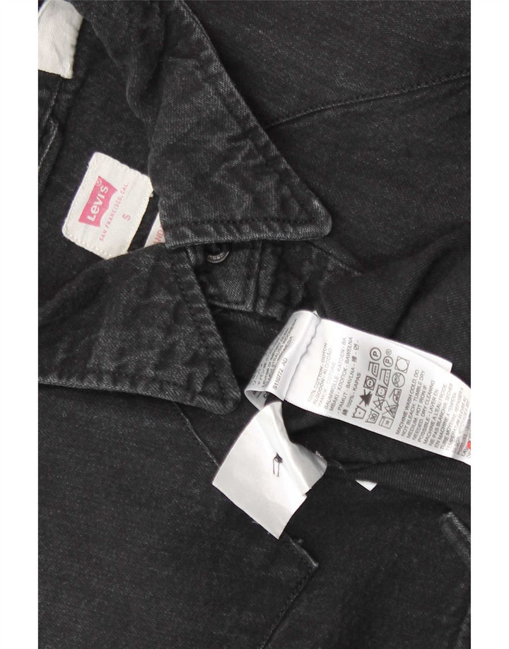 Levi's Standard denimskjorte til mænd Lille sort bomuld