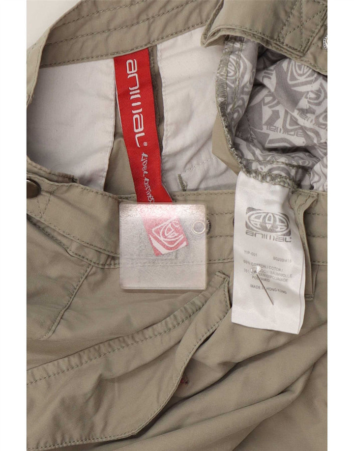 Animal Herre Cargo Shorts Små W29 Khaki Bomuld