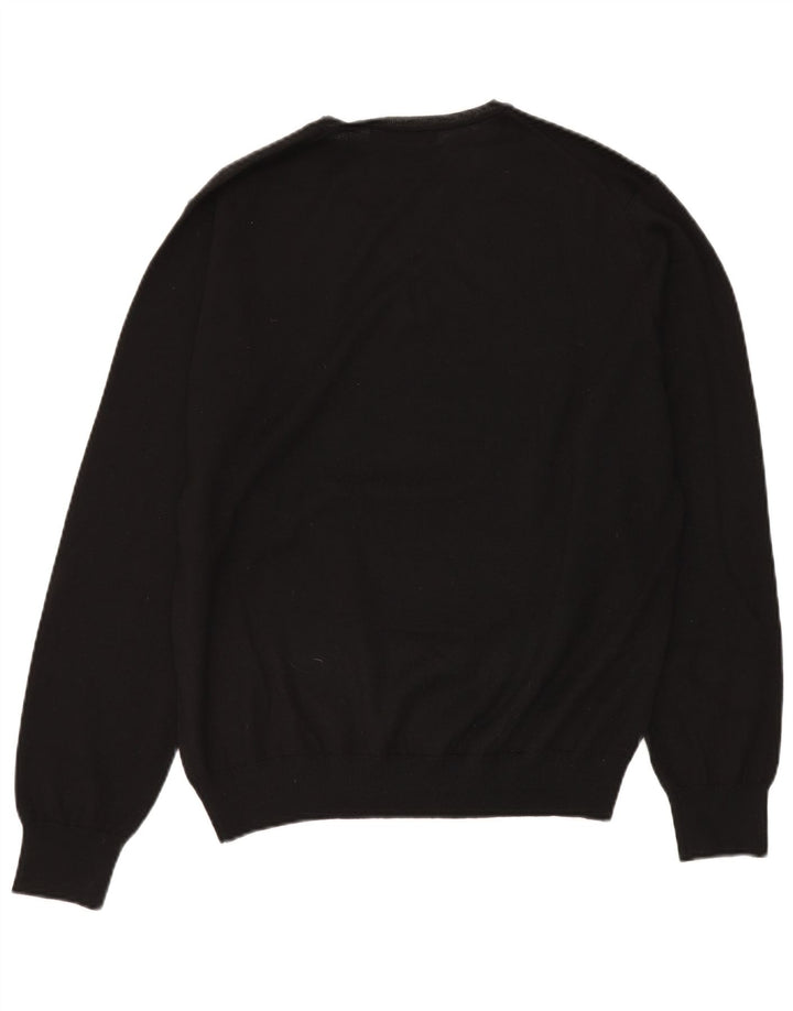 Conbipel Herre V-hals sweater 2XL Sort Virgin Wool