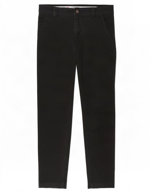 Tommy Hilfiger Dame Slim Chino Bukser W31 L30 Sort Bomuld