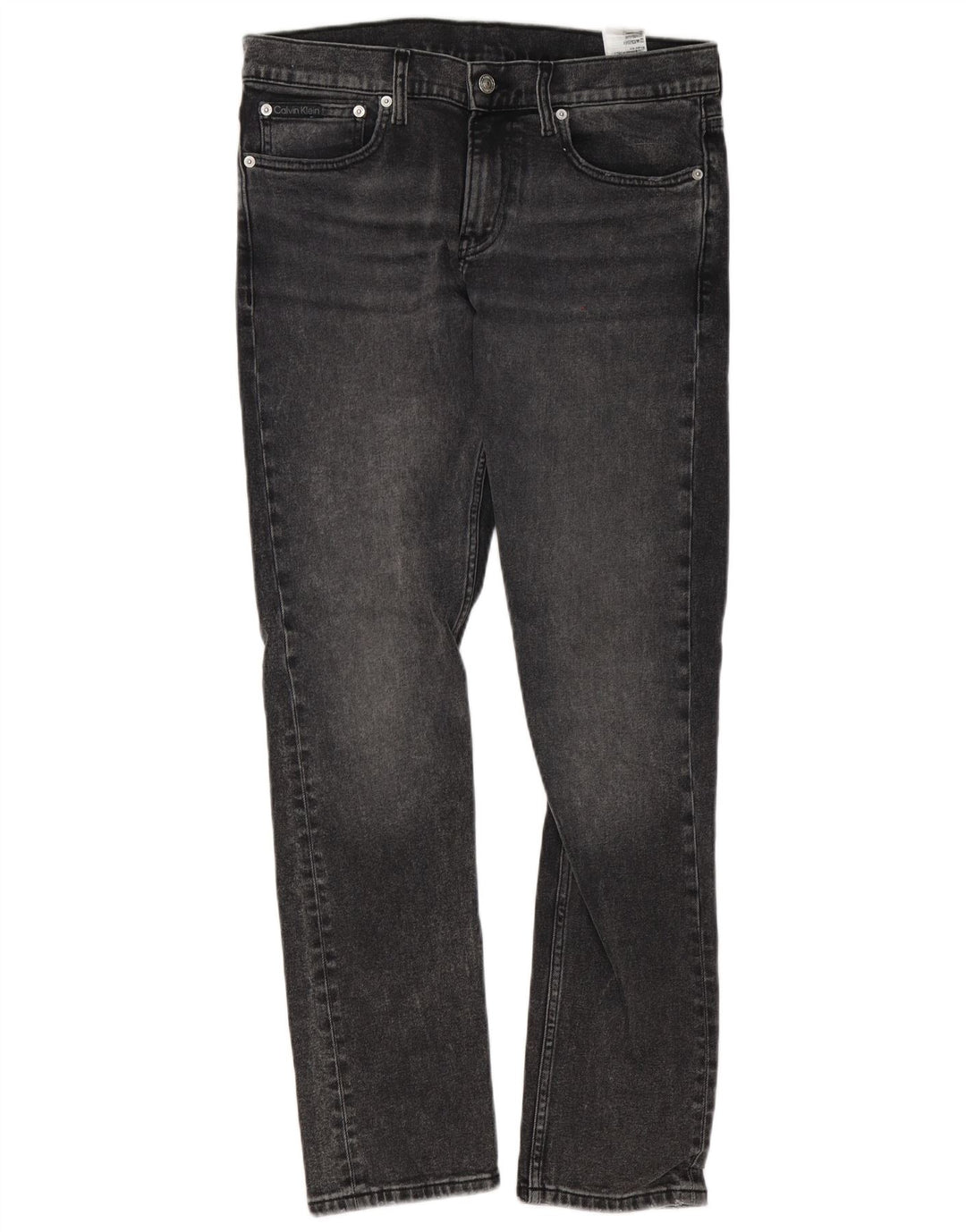 Calvin Klein Herre Slim Jeans W32 L32 Grå Bomuld