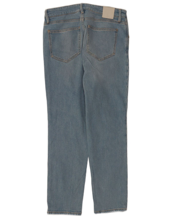 Massimo Dutti Dame Slim Jeans EU 36 XS W26 L26 Blå Bomuld