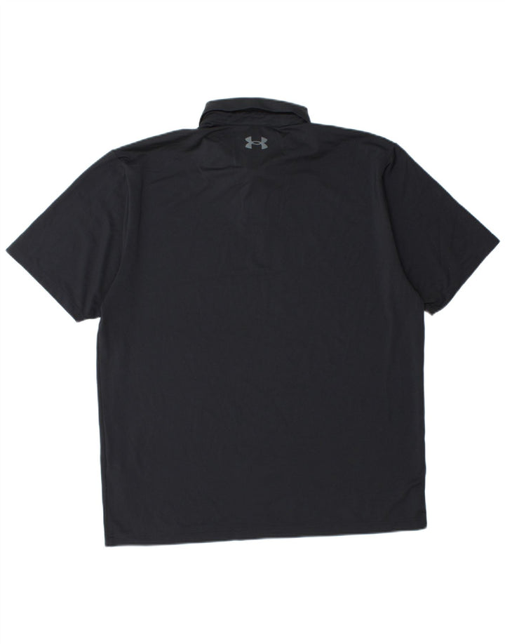 UNDER ARMOUR Herre poloshirt Stor sort polyester