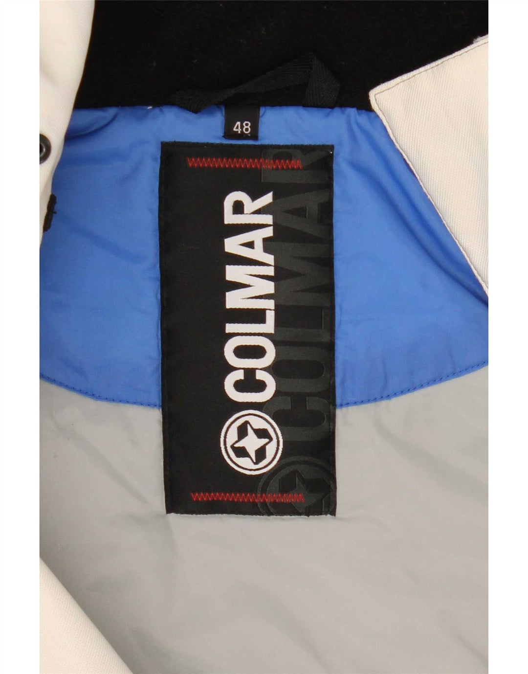 Colmar Skijakke med hætte til mænd IT 48 Medium White Colourblock
