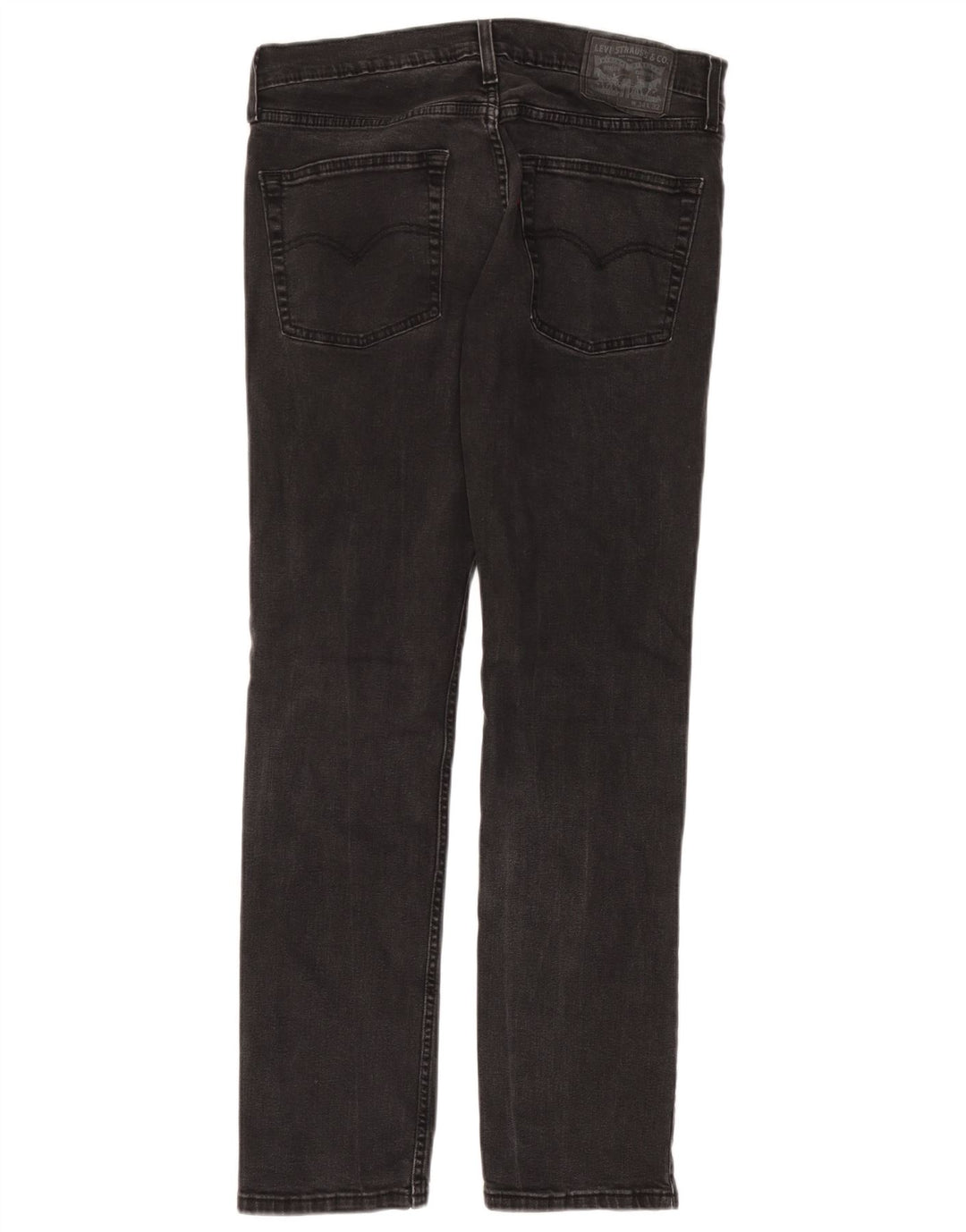 Levi's Slim Jeans til mænd W34 L32 Grå bomuld