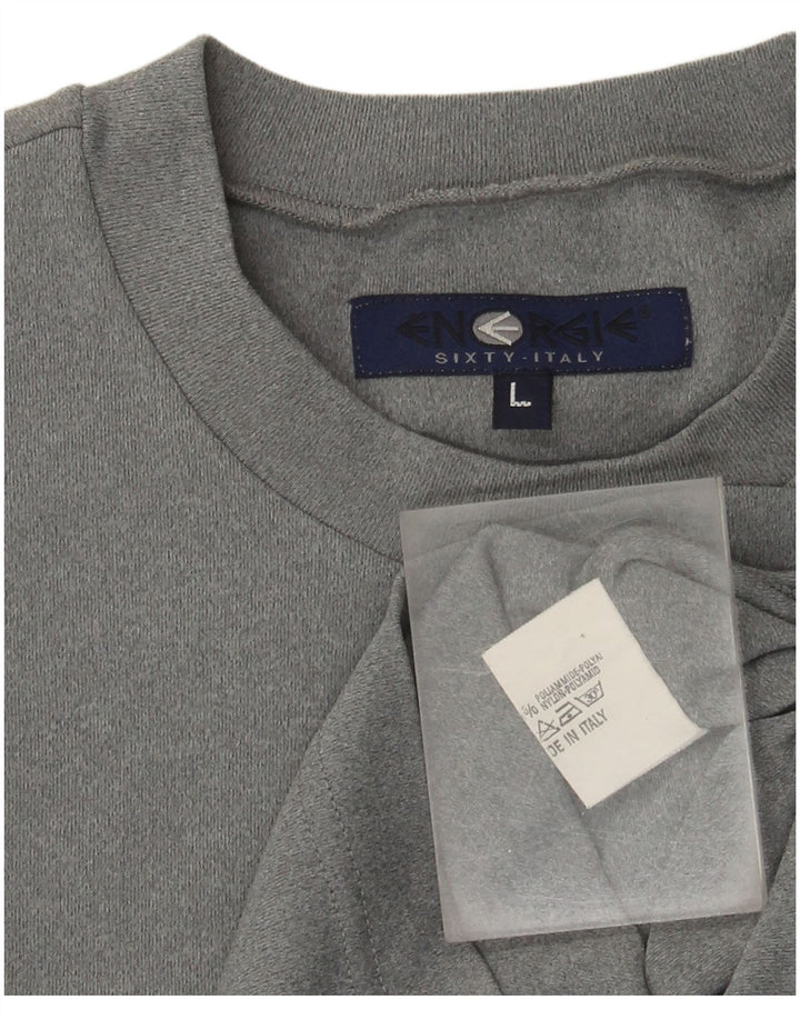 Energie Boys Grafisk T-Shirt Top 13-14 År Stor Grå Polyamid