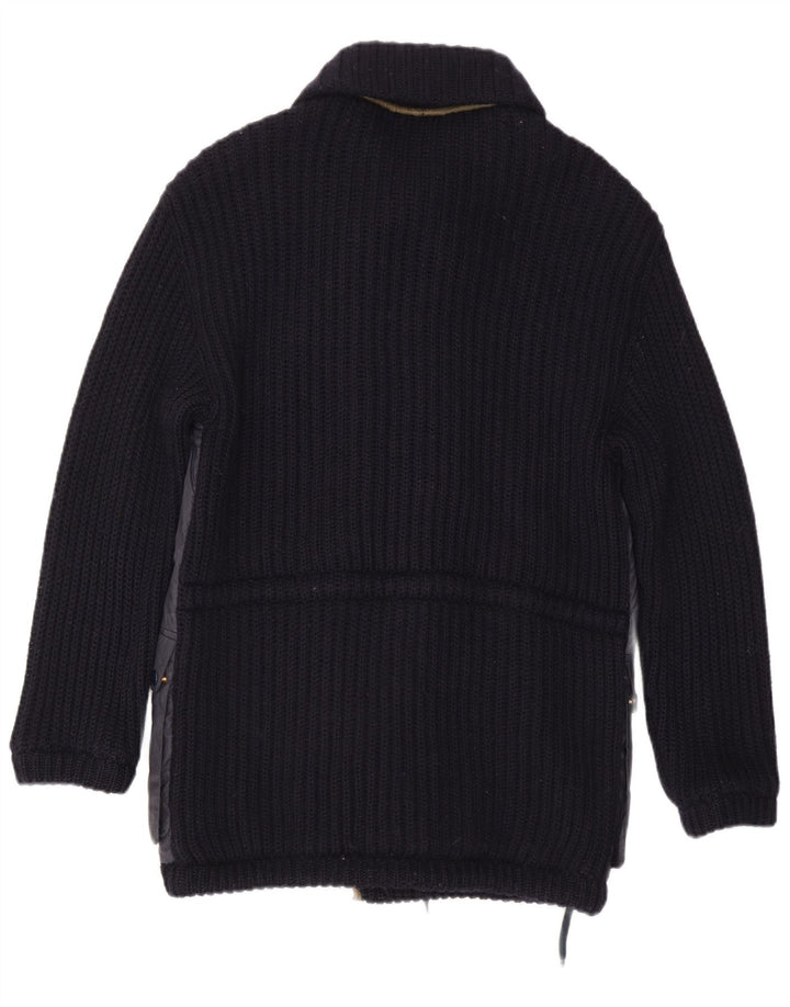 Iceberg Herre Utility Jacket UK 38 Medium Navy Blue Wool