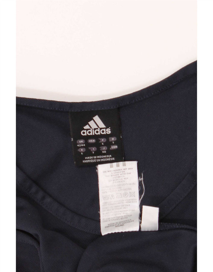 Adidas Herrevest Top UK 42/44 Large Navy Blue Polyester