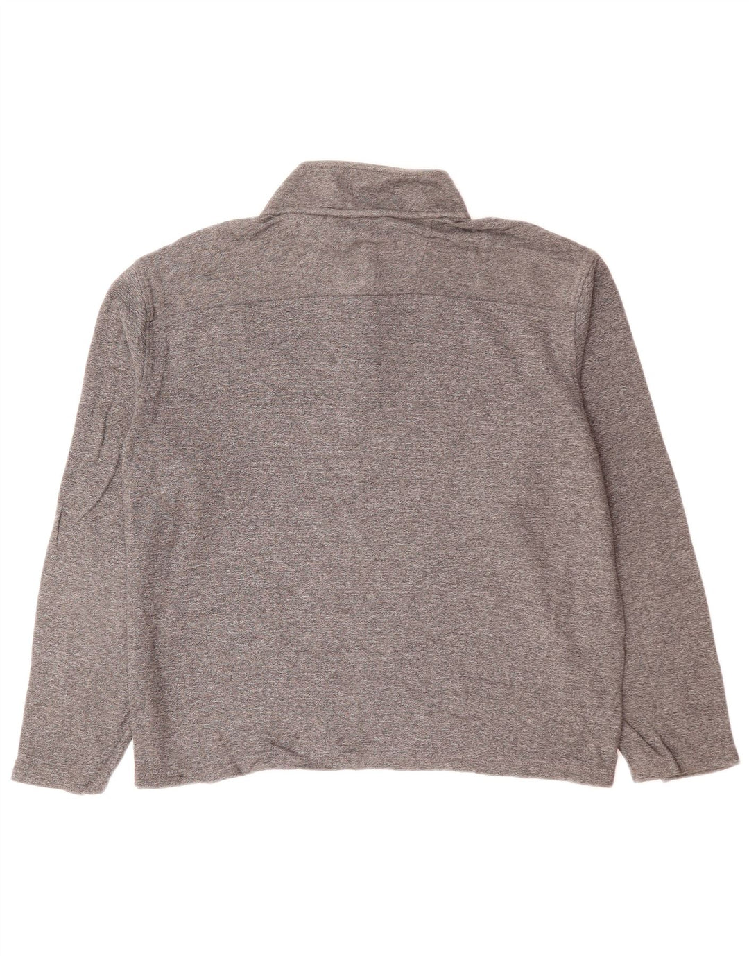CALVIN KLEIN dame sweatshirt med lynlås i overstørrelse UK 12 mellemgrå