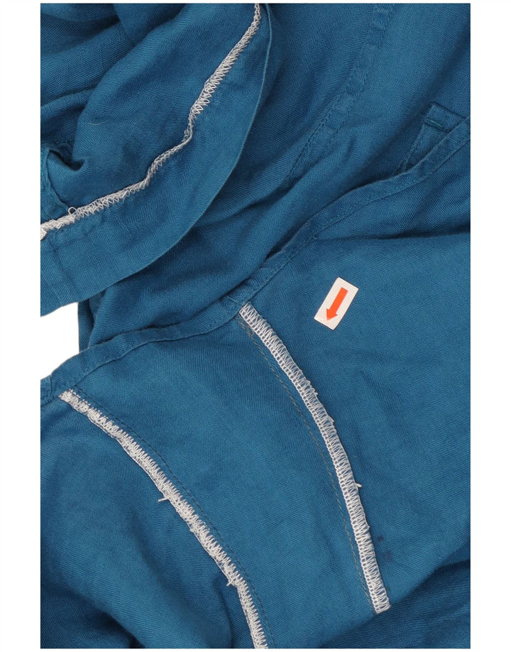 TOMMY HILFIGER Herre Custom Fit kortærmet skjorte XL Blå