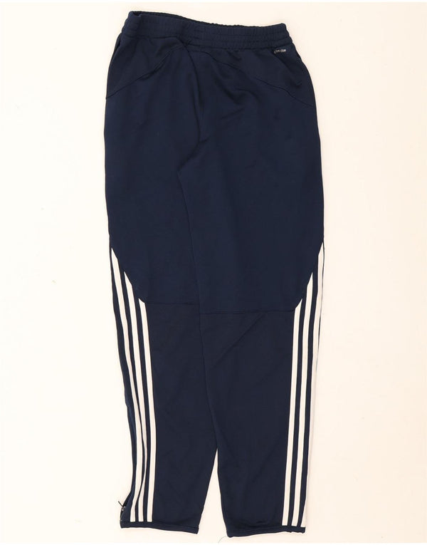 Adidas Girls Tracksuit Trousers Joggers 14-15 Years Large Navy Blue