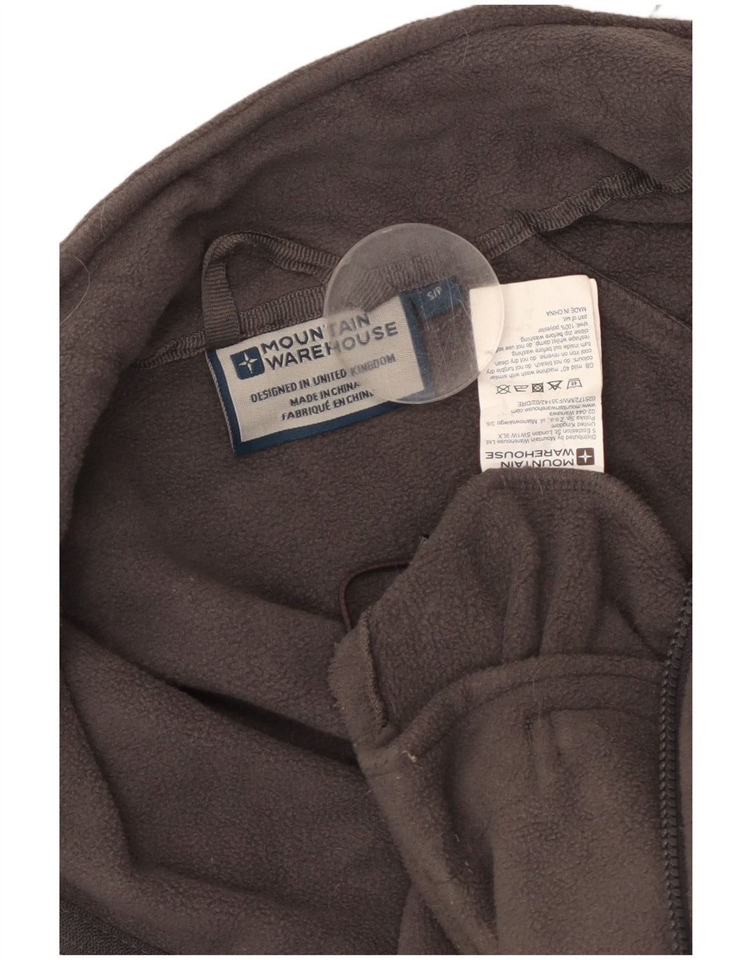 MOUNTAIN WAREHOUSE Fleecejakke til mænd UK 36 Lille Grå Polyester