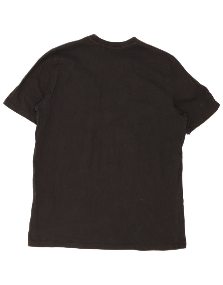 Adidas Grafisk T-shirt top til mænd, stor sort bomuld