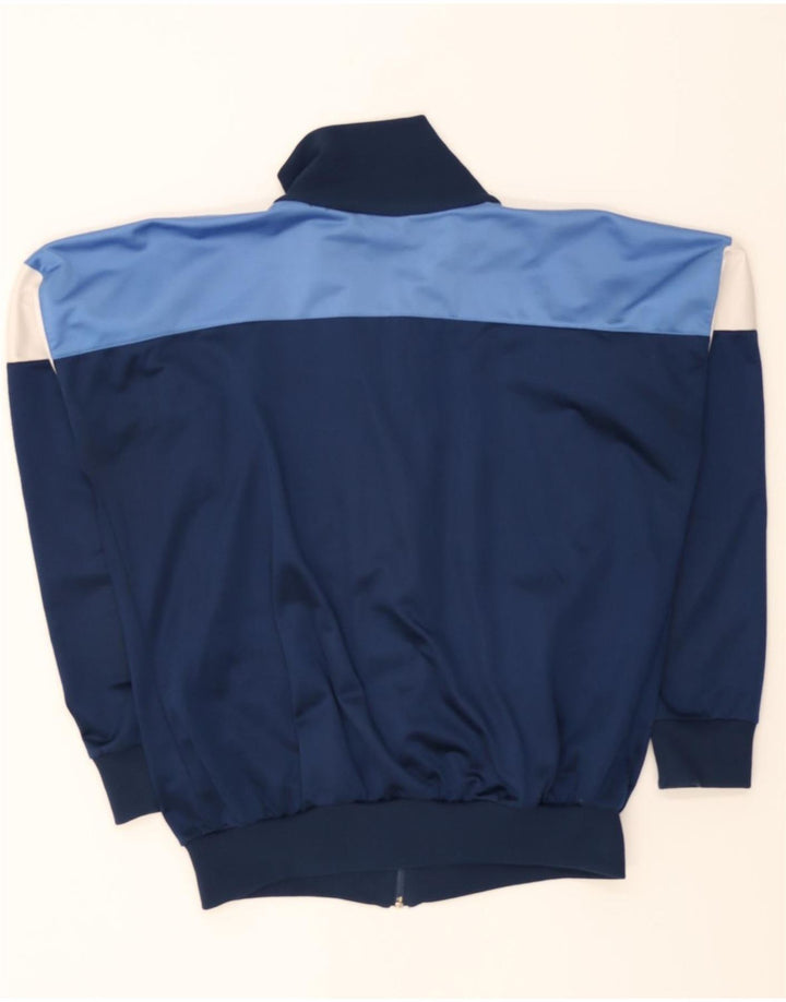 PUMA Mens Tracksuit Top Jacket XL Navy Blue Colourblock Polyester Vintage Puma and Second-Hand Puma from Messina Hembry 