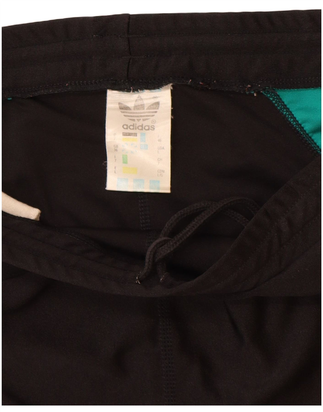 ADIDAS Sportshorts til mænd Large Black Colourblock Polyamid