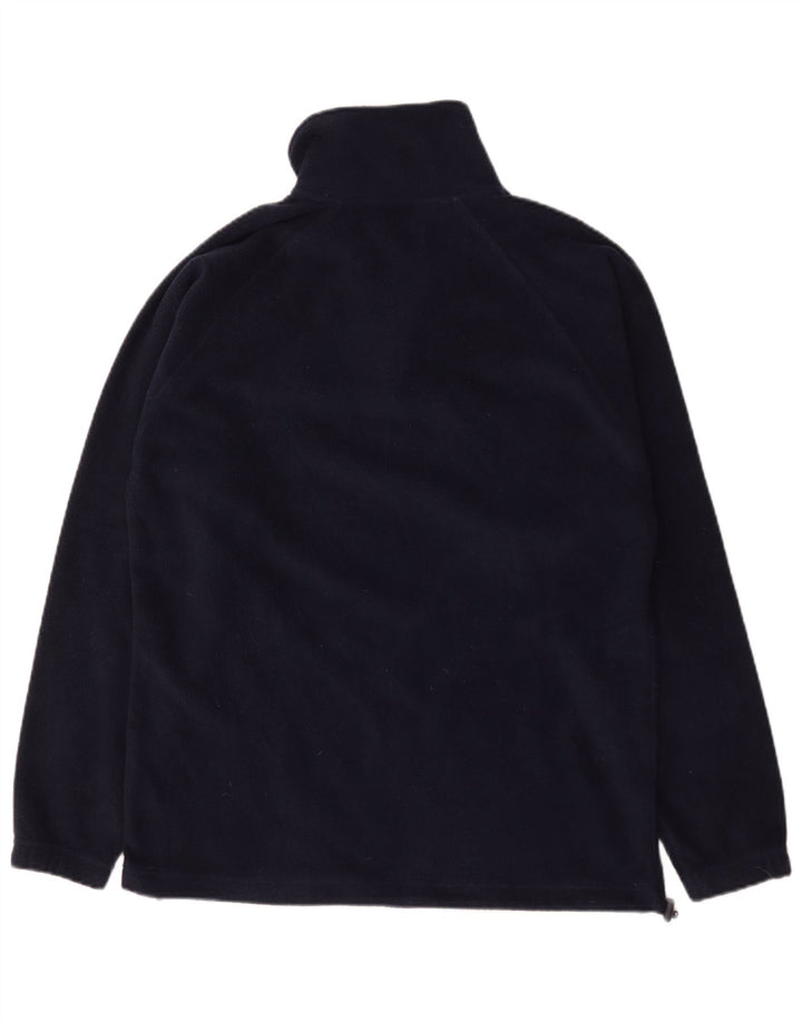 Kappa herre lynlås hals fleece jumper lille marineblå polyester