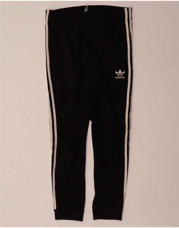 Adidas Pige Træningsdragt Bukser Joggers 11-12 År Sort Polyester