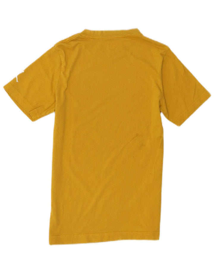 Jordan drenge grafisk t-shirt top 10-11 år medium gul bomuld