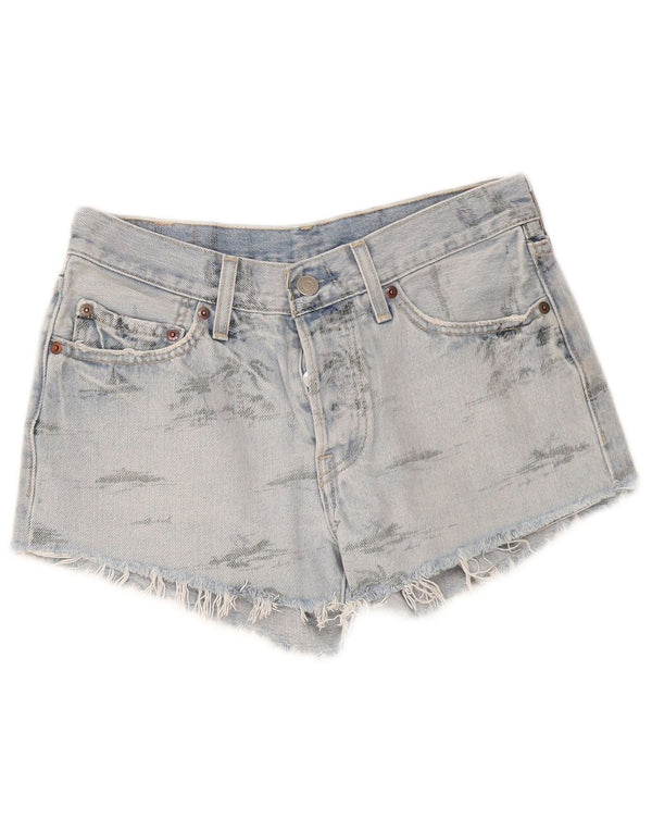Levi's Womens 501 Denim Shorts W26 Small Blue Cotton