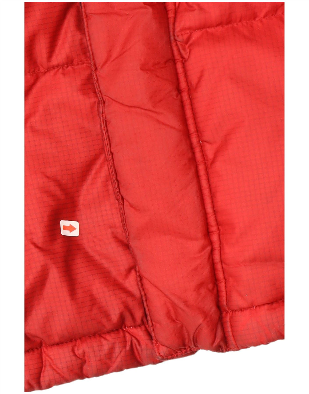 Dickies Herre hættepolstret jakke UK 38 Medium Rød Colourblock Nylon