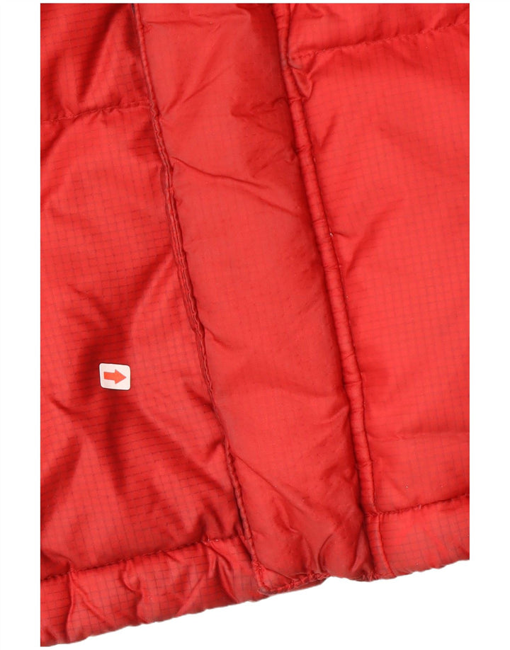 Dickies Herre hættepolstret jakke UK 38 Medium Rød Colourblock Nylon