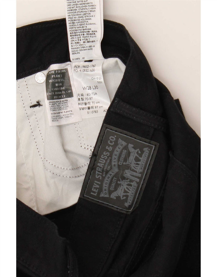 Levi's Dame Bootcut Jeans W28 L30 Sort Bomuld