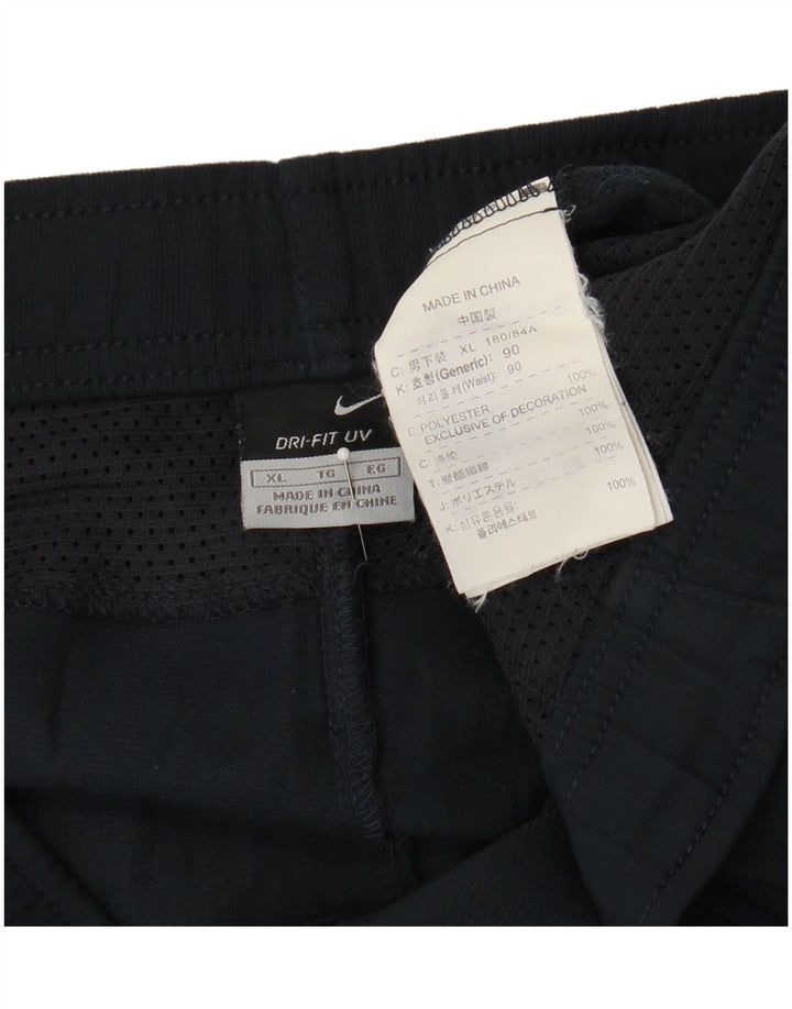 Nike Herre Dri Fit Chino Shorts XL W38 Marineblå polyester
