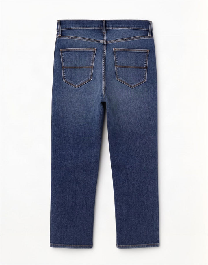Marks & Spencer Straight Jeans til mænd W32 L25 blå bomuld