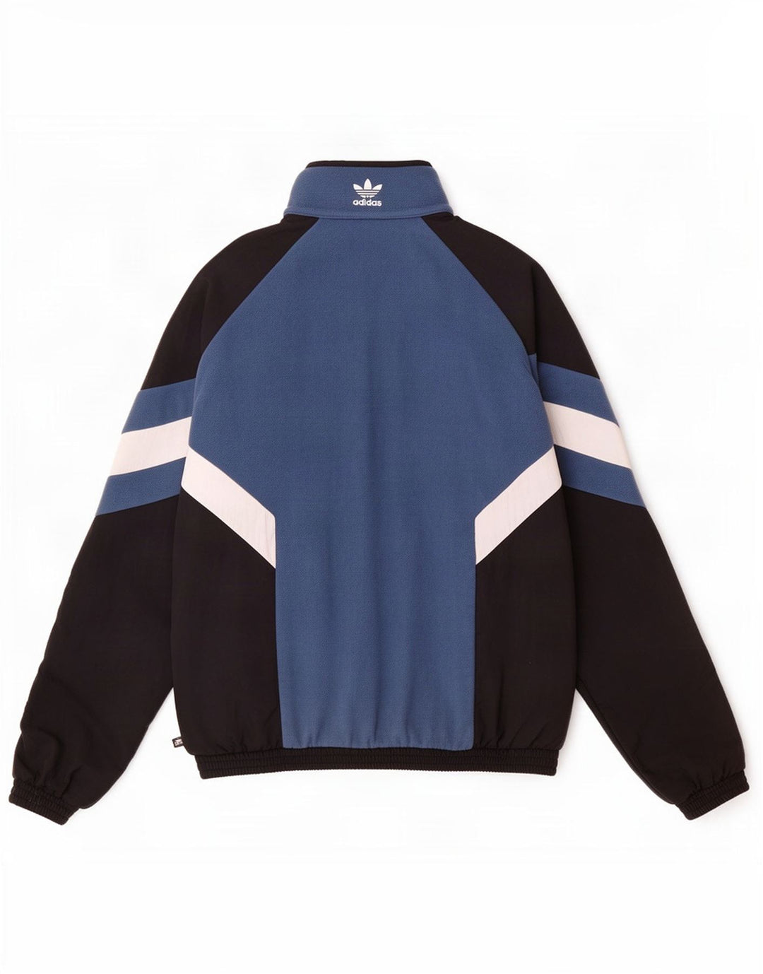Adidas Herre Pullover Træningsdragt Top Jakke Lille Blå Colourblock Polyester