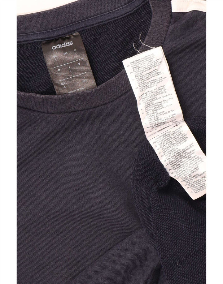 Adidas Sweatshirt til mænd, stor marineblå bomuld
