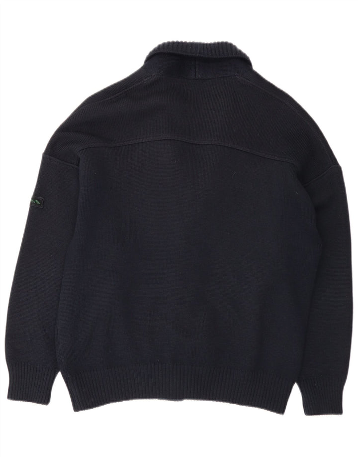 Il Granchio Herre Cardigan Sweater Medium Navy Blue