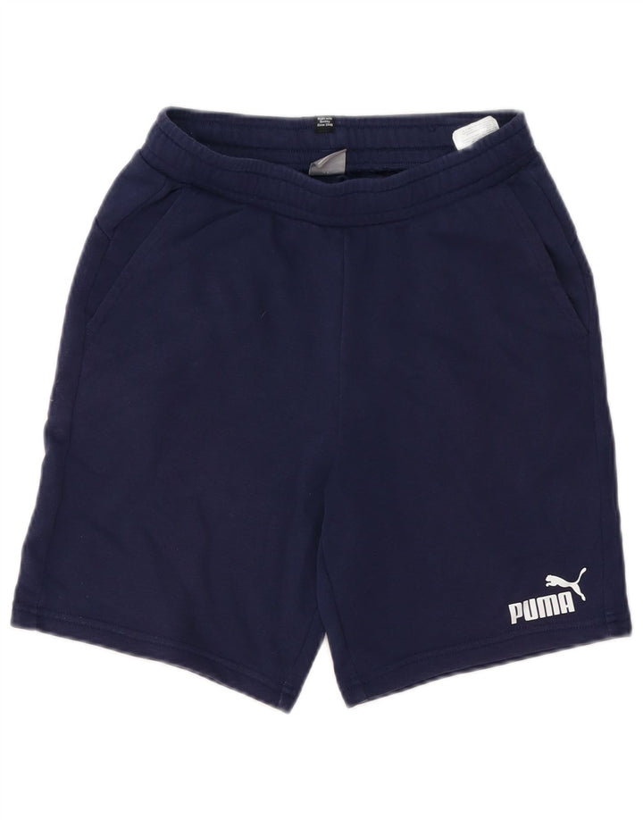 Puma drenge sportsshorts 13-14 år marineblå bomuld