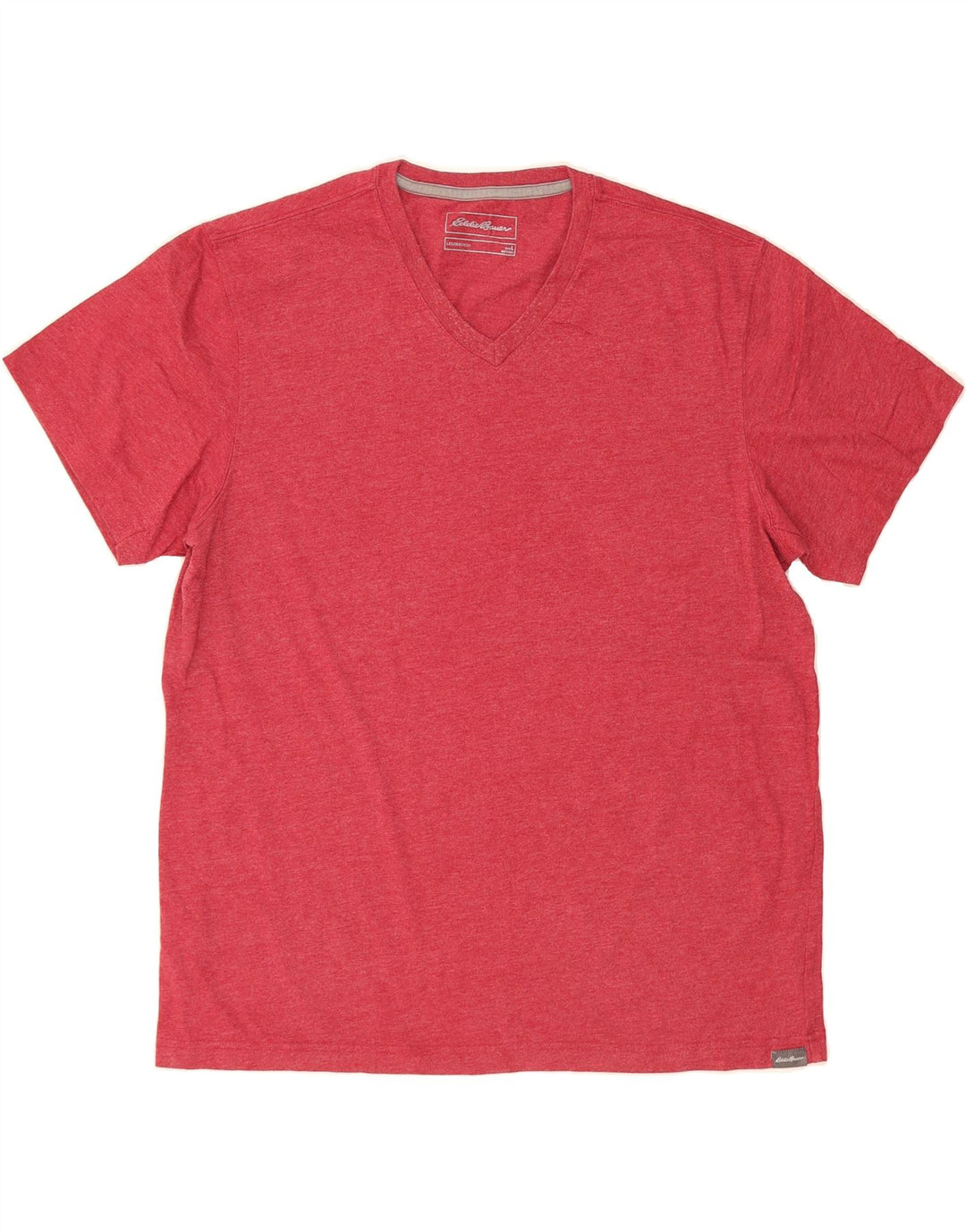 EDDIE BAUER Mens T-Shirt Top Large Red Cotton Vintage Eddie Bauer and Second-Hand Eddie Bauer from Messina Hembry 