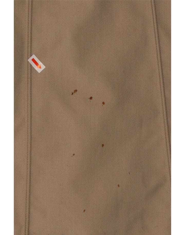 VINTAGE Oversized imiteret pelsoverfrakke til kvinder EU 40 Medium Beige Polyester