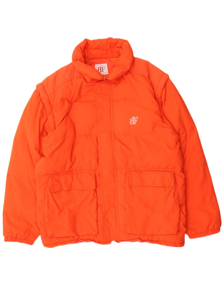 Belfe Polstret Herrejakke UK 42 XL Orange Polyamid