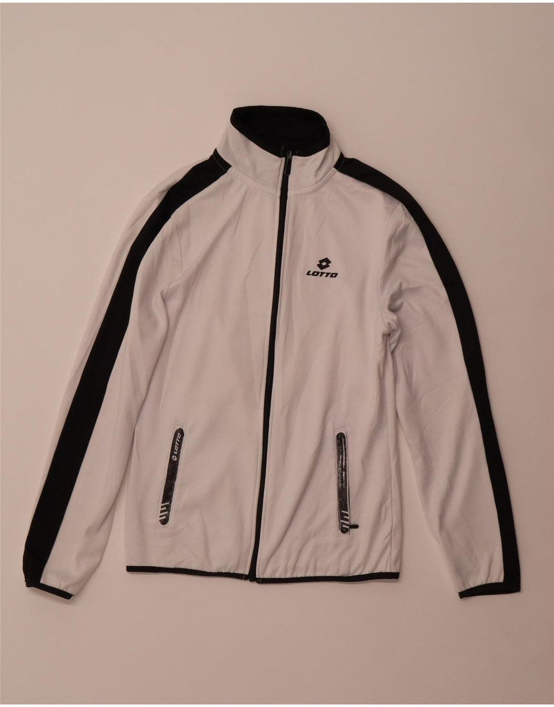 LOTTO Pigetræningsdragt Topjakke 15-16 År XL Hvid Colourblock