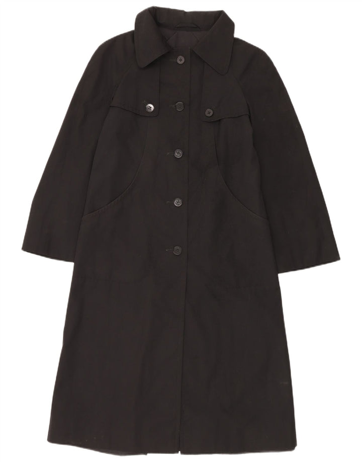 Piccadilly Dame Overfrakke UK 10 Lille sort polyester