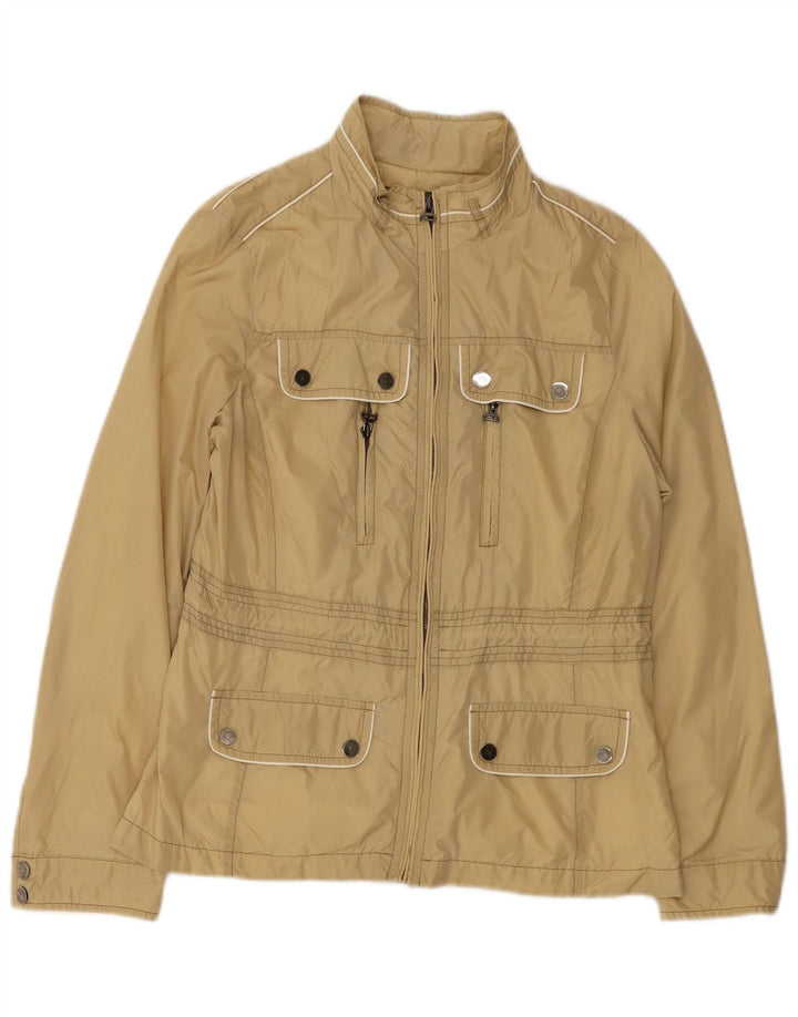 Zara Womens Utility Jacket UK 14 Large Beige