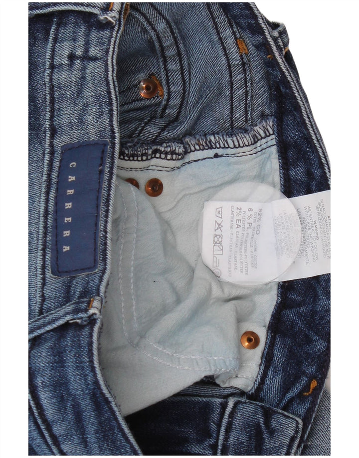 Carrera Dame 752 Regular Fit Straight Jeans IT 44 Medium W30 L32 Blå