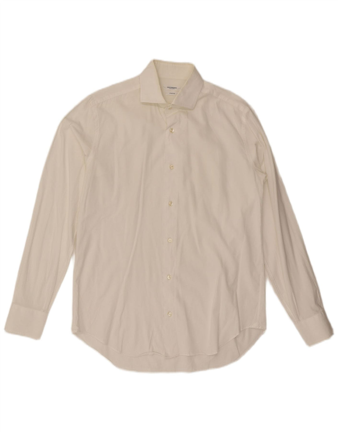 GUTTERIDGE Mens Shirt Size 41 16 Large White