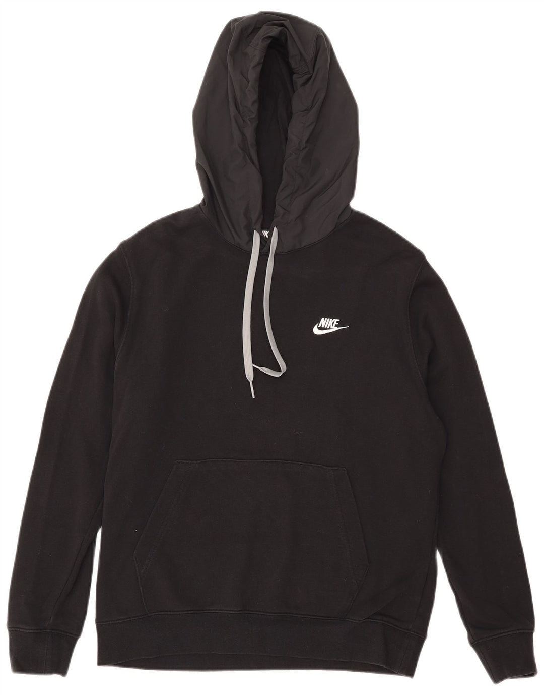 Nike grafisk hættetrøje til mænd mellem sort bomuld