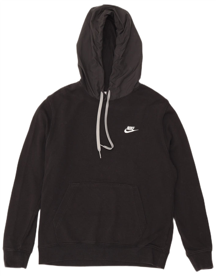 Nike grafisk hættetrøje til mænd mellem sort bomuld