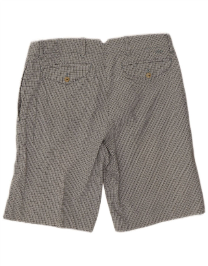 Dockers Chino Shorts til mænd W32 mellemgrå Houndstooth bomuld