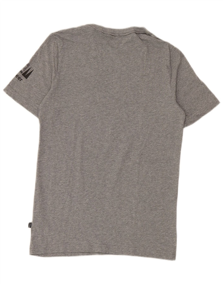 Puma Herre grafisk T-shirt top lille grå bomuld