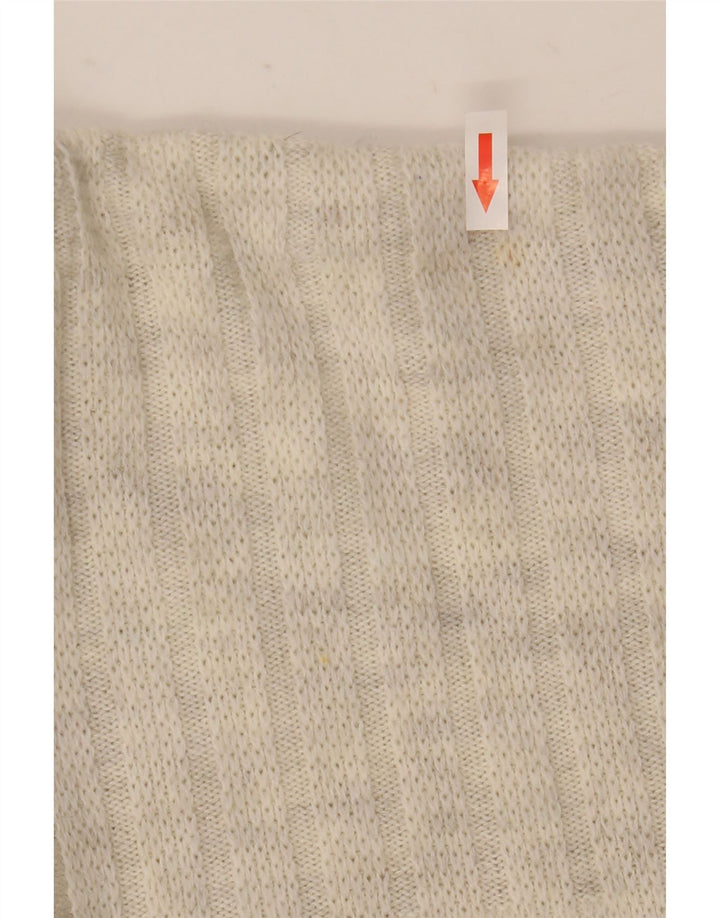 Vintage herre rund hals sweater XL grå Argyle/Diamond